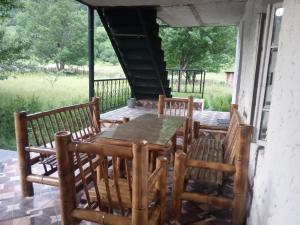 Balkón nebo terasa v ubytování Guest House Tavaduri