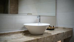 Kúpeľňa v ubytovaní Agnes Deluxe Hotel