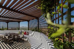 A balcony or terrace at Villa Kairos Naxos