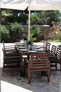 A patio or other outdoor area at Villa Kairos Naxos