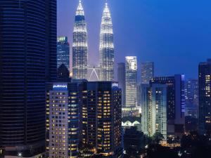 Vista general de Kuala Lumpur o vistes de la ciutat des de l'hotel