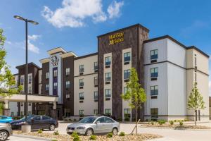 a rendering of the exterior of a hotel at MainStay Suites Logan Ohio-Hocking Hills in Logan