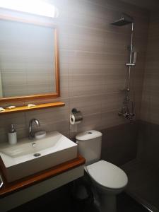 Koupelna v ubytování Family Hotel Verona