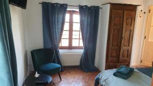 la bastide de l'adrech客房内的一张或多张床位