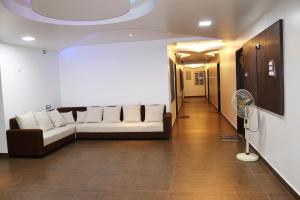 Posezení v ubytování CS Arunachala Residency