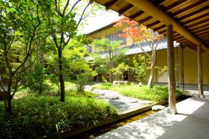 湯布院　山灯館にある庭