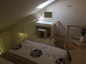 Posteľ alebo postele v izbe v ubytovaní Villa Jani Top Floor Suite