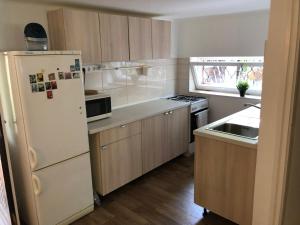 Kuchyň nebo kuchyňský kout v ubytování Schmidt Apartman 2. + 4 fotografie
