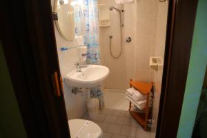 Koupelna v ubytování Albergo Del Ponte + 37 fotografií