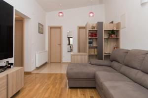 Posezení v ubytování Apartment Oli