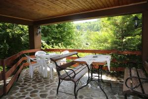 Balkón nebo terasa v ubytování New Aosta Garden