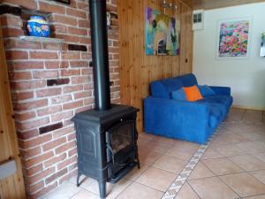 Posezení v ubytování Chalet del Laghetto