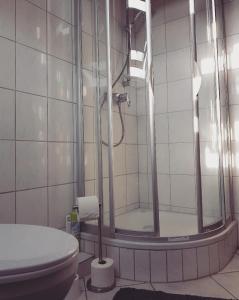 Koupelna v ubytování Ferienwohnung Tetzlaff