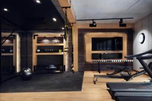 Posilňovňa alebo fitness centrum v ubytovaní Nadmorski