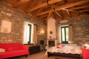 Posezení v ubytování Pelion Goddess Villas + 37 fotografií
