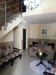 Posezení v ubytování KH Lodge Abuja