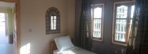 Ruang duduk di Ecolodge Espace Tamount
