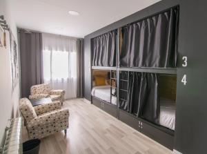 Tinto Dreams Hostel的休息区