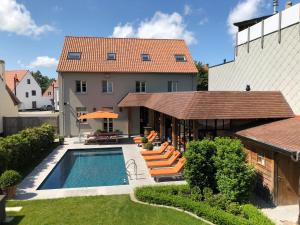 Bazén v ubytování B&B d'Oude Brouwerij nebo v jeho okolí