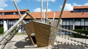 a playground in front of a building at ESCARGOT in Middelkerke