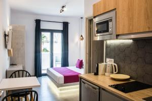 Kuchyň nebo kuchyňský kout v ubytování Dragonfly Villas
