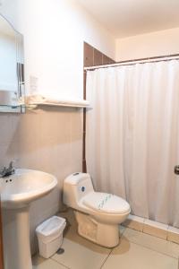 Koupelna v ubytování Micro Hotel Rio de Piedras