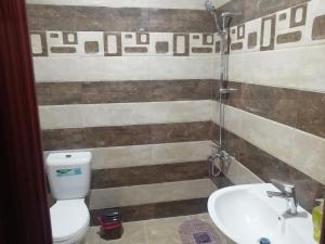 Phòng tắm tại Al-Houriat Hotel