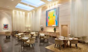 A seating area at Park Hyatt Zurich – City Center Luxury