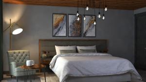 A bed or beds in a room at Royal Villa
