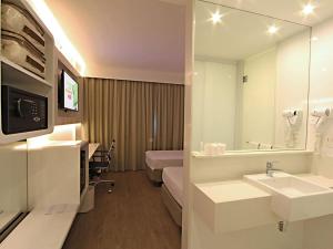 ibis Styles Brasilia Aeroporto tesisinde bir banyo