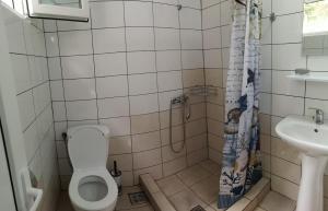 Koupelna v ubytování Casa Aura Costinești