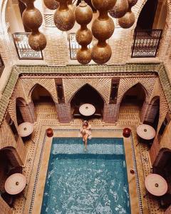 Bazén v ubytování Riad Challa Hotel & Spa nebo v jeho okolí
