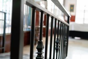 Postel nebo postele na pokoji v ubytování Hostal Bocanegra