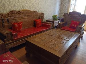 平遥家信农家乐客栈的休息区