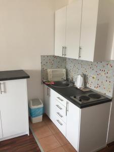 Kuchyňa alebo kuchynka v ubytovaní Apartmani Glavina + 37 fotografií