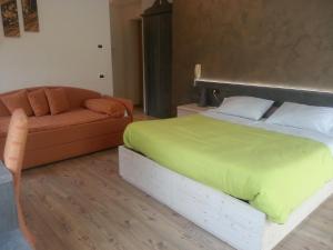 Postel nebo postele na pokoji v ubytování Hotel al Sole