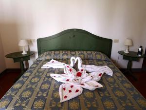 Postel nebo postele na pokoji v ubytování Il Casale Del Cotone