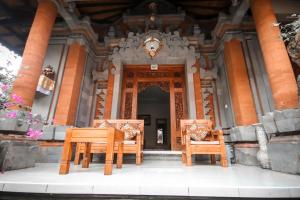 Posezení v ubytování Satya House Ubud