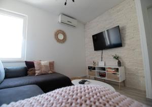 TV a/nebo společenská místnost v ubytování Lukas Central Apartment - Digital Nomads friendly