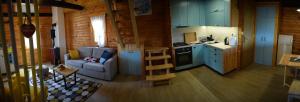 Kuchyň nebo kuchyňský kout v ubytování Studio apartman Kayersperg
