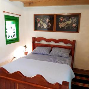 Postel nebo postele na pokoji v ubytování Etno apartman Tajna