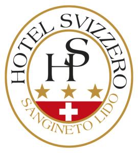 サンジネートにあるHotel Svizzeroのアメリカスイス入国管理局のロゴ