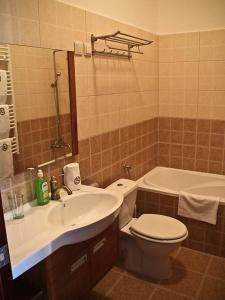 A bathroom at Spirit Apartman Még 14 kép