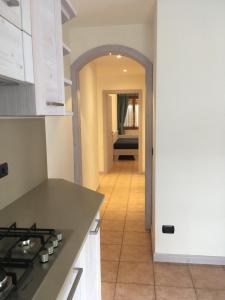 Kuchyň nebo kuchyňský kout v ubytování Residence Cima Tosa