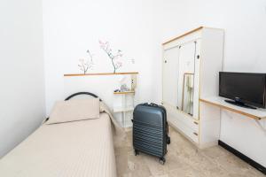 TV a/nebo společenská místnost v ubytování Hotel Villa Nicole