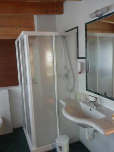 Koupelna v ubytování Hotel Laerchenhain