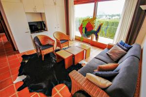 Predel za sedenje v nastanitvi Argentario - sea view villa with private pool in Benissa