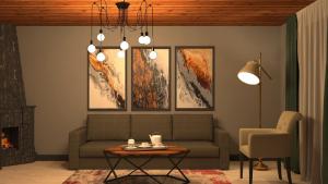 A seating area at Royal Villa