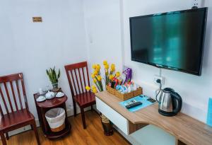 Příslušenství pro přípravu čaje a kávy v ubytování H79 HOTEL