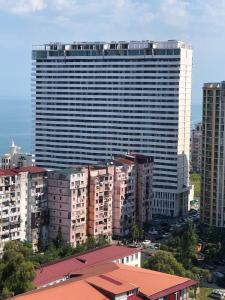 Nespecifikovaný výhled na destinaci Batumi nebo výhled na město při pohledu z hotelu